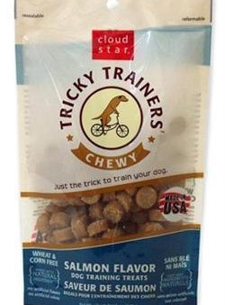 Cloud Star Chewy Tricky Trainers Salmon Dog Treats Supply