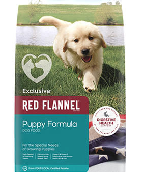 Exclusive Red Flannel® Puppy Formula Dog Food Fashion