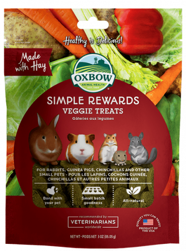 Oxbow Simple Rewards Veggie Treats Supply