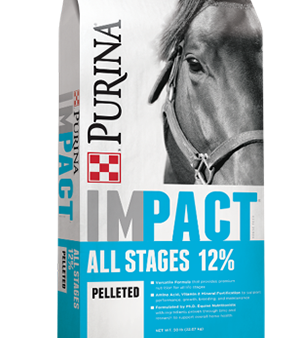 Purina® Impact® All Stages 12% Pelleted Horse Feed For Cheap