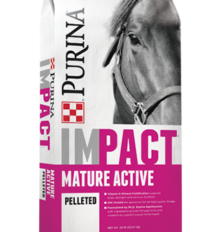 Purina® Impact® Mature Active Pelleted Horse Feed Fashion