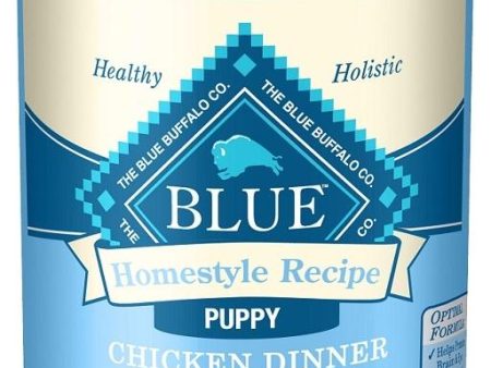 Blue Buffalo Homestyle Puppy Chicken Dinner with Garden Vegetables and Brown Rice Recipe Canned Dog Food Cheap