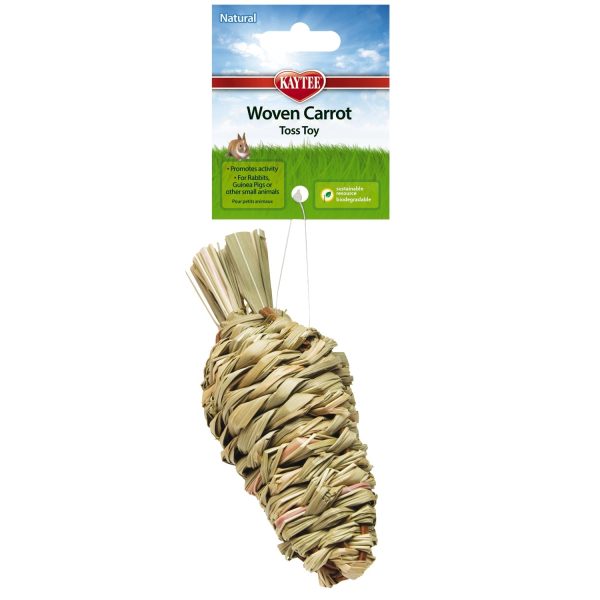 Kaytee Natural Sisal Woven Carrot Toy For Sale