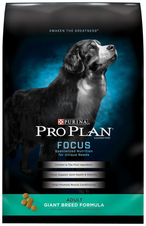 Purina Pro Plan Focus Adult Giant Breed Formula Dry Dog Food Sale