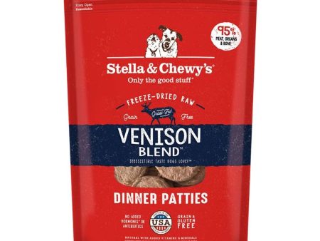 Stella & Chewy s Venison Blend Dinner Patties Freeze Dried Dog Food Online Sale