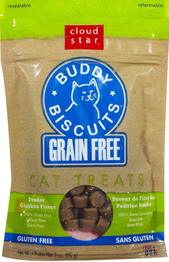 Cloud Star Buddy Biscuits Grain Free Tender Chicken Cat Treats on Sale