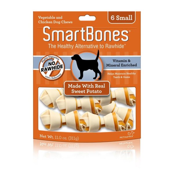 SmartBones Rawhide-Free Sweet Potato Dog Treats Hot on Sale