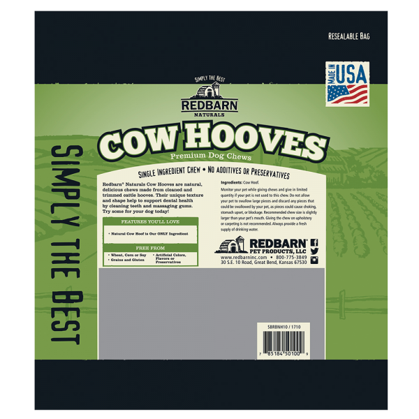 Redbarn Naturals Cow Hooves Dog Chews Online Sale