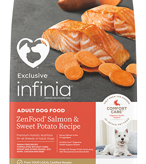 Exclusive® Infinia® ZenFood® Salmon & Sweet Potato Recipe Dog Food Online