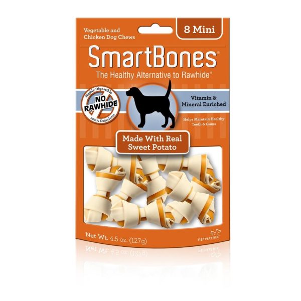 SmartBones Rawhide-Free Sweet Potato Dog Treats Hot on Sale