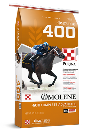 Purina® Omolene #400® Complete Advantage Horse Feed Hot on Sale