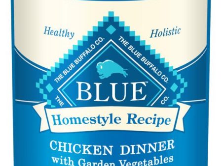 Blue Buffalo Homestyle Recipe Chicken Dinner with Garden Vegetables & Brown Rice Canned Dog Food Supply