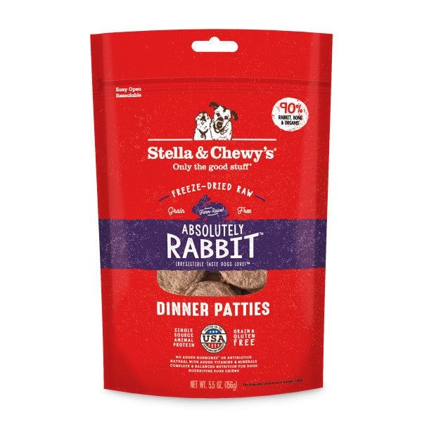 Stella & Chewy s Freeze-Dried Raw Dinner Patties For Dogs - Absolutely Rabbit Recipe For Discount