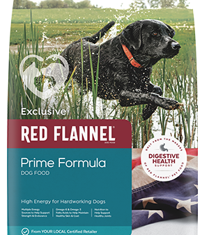 Exclusive Pet Red Flannel Prime Dog High Energy for Hardworking Dogs Online Hot Sale