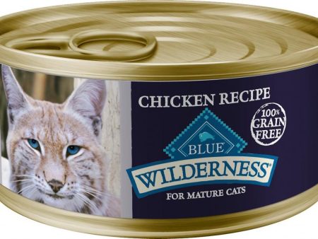 Blue Buffalo Wilderness Chicken Recipe Canned Cat Food Hot on Sale