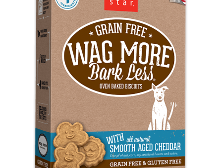 Cloud Star Wag More Bark Less Oven Baked Gain Free Smooth Aged Cheddar Dog Treats Online now