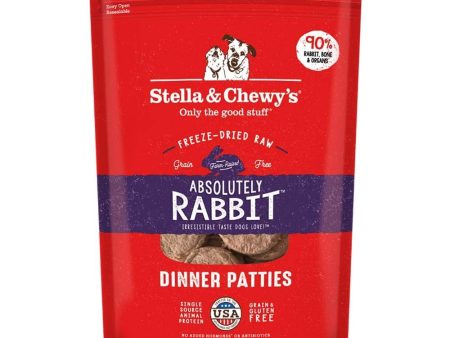 Stella & Chewy s Freeze-Dried Raw Dinner Patties For Dogs - Absolutely Rabbit Recipe For Discount