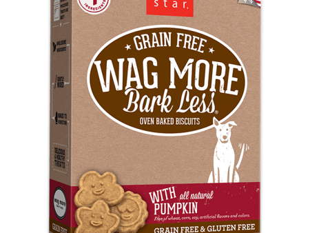 Cloud Star Wag More Bark Less Oven Baked Grain Free Pumpkin Dog Treats For Discount