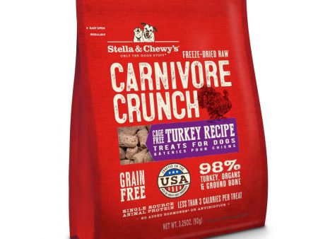 Stella & Chewy s Turkey Recipe Carnivore Crunch Dog Treats Online