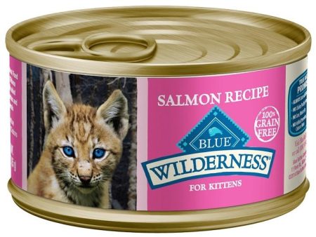 Blue Buffalo Wilderness Kitten Salmon Recipe Canned Cat Food Cheap