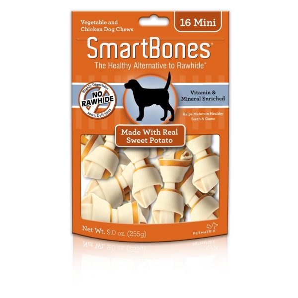 SmartBones Rawhide-Free Sweet Potato Dog Treats Hot on Sale