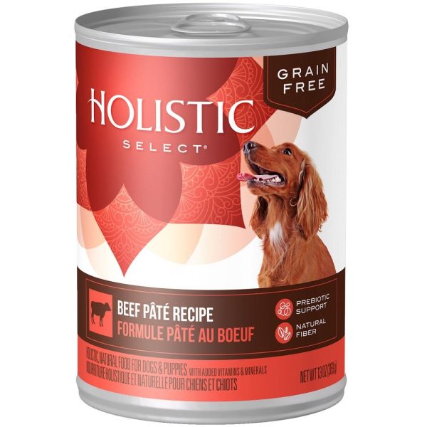 Holistic Select Natural Grain Free Beef Recipe Canned Dog Food Cheap