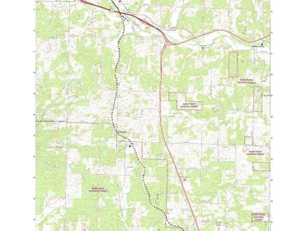 USGS US Topo 7.5-minute map for Willow Springs South MO 2021 For Sale