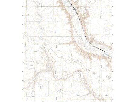 US Topo 7.5-minute map for Adrian ND For Discount