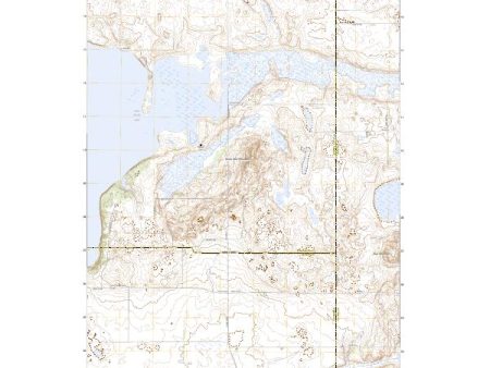 US Topo 7.5-minute map for Devils Lake Mountain ND Online Sale