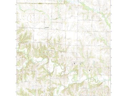 USGS US Topo 7.5-minute map for Woodlawn MO 2021 For Sale