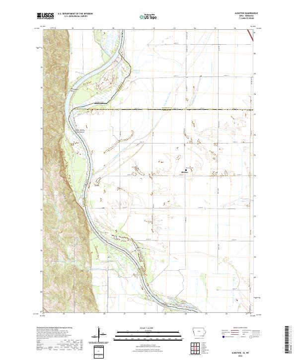 US Topo 7.5-minute map for Albaton IANE For Cheap