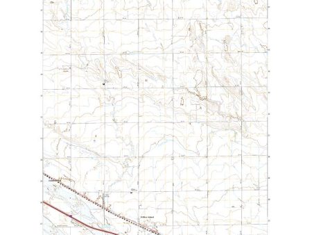 USGS US Topo 7.5-minute map for Willow Island NE 2021 For Sale