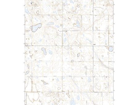 US Topo 7.5-minute map for Harlow SW ND Sale