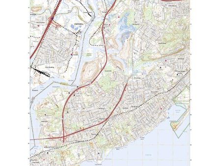 US Topo 7.5-minute map for Arthur Kill NYNJ For Discount