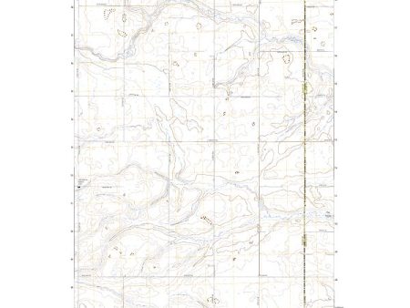 US Topo 7.5-minute map for Deering SE ND on Sale