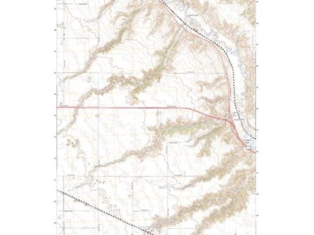 US Topo 7.5-minute map for Des Lacs ND Discount