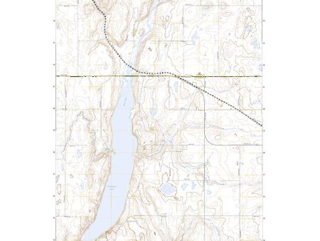 US Topo 7.5-minute map for Arrowwood Lake ND Online now