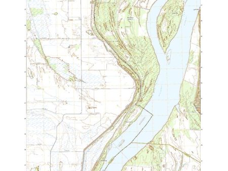 USGS US Topo 7.5-minute map for Wolf Island MOKY 2021 Online Sale