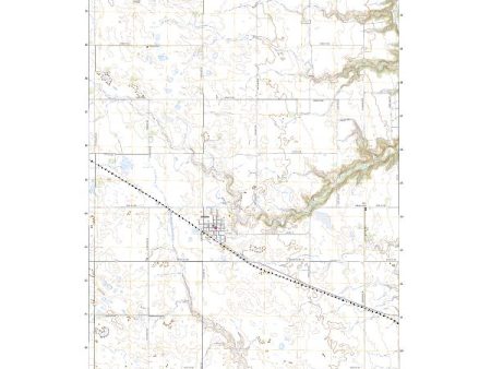 US Topo 7.5-minute map for Adams ND Cheap