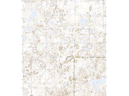 US Topo 7.5-minute map for Alkali Lake ND Sale