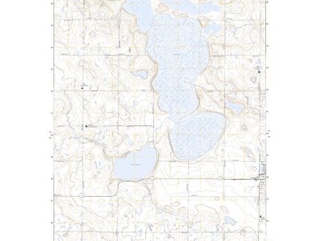 US Topo 7.5-minute map for Ashley West ND Cheap