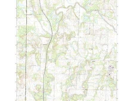 USGS US Topo 7.5-minute map for Worland MOKS 2021 For Cheap