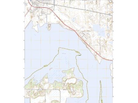 US Topo 7.5-minute map for Devils Lake ND Fashion