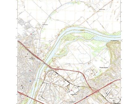 USGS US Topo 7.5-minute map for Saint Charles MO 2021 Discount