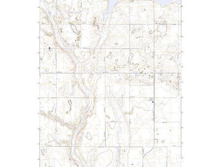 US Topo 7.5-minute map for Harlow SE ND Supply