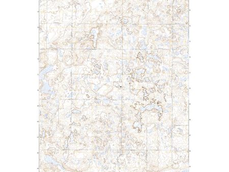 US Topo 7.5-minute map for Alkaline Lake NW ND Online Sale