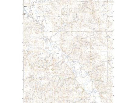 US Topo 7.5-minute map for Almont East ND on Sale