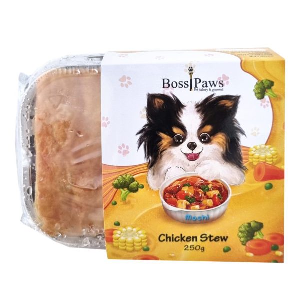 BossiPaws Chicken Stew With Pastry Frozen Dog Treat 250g For Cheap