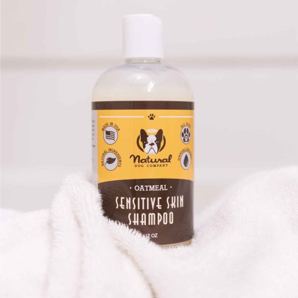 Natural Dog Company Sensitive Skin Oatmeal Hypoallergenic Dog Shampoo 12oz Online now