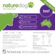 NatureDog Raw Beef Frozen Dog Food 500g on Sale